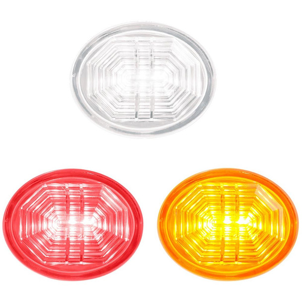 3 LED Oval Clearance Marker Light