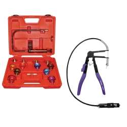 Univ. Radiator Pressure Tester, Hose Clamp Pliers