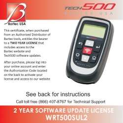 2 Yr Software Certificate for the Tech500