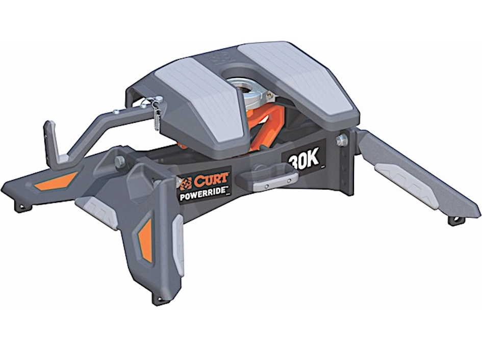 Curt Manufacturing (complete 1 box)powerride 30k 5th wheel hitch head w/standard legs