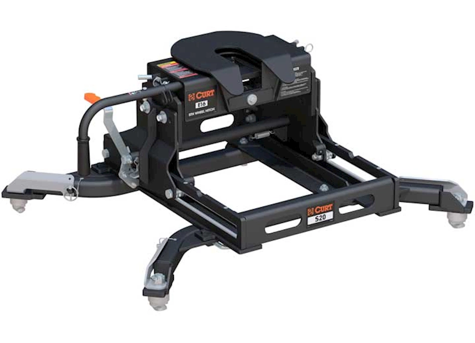 Curt Manufacturing (kit 16515+16564+16022)e16 sliding 5th wheel hitch 16k ram 2500/3500 6.5ft puck system