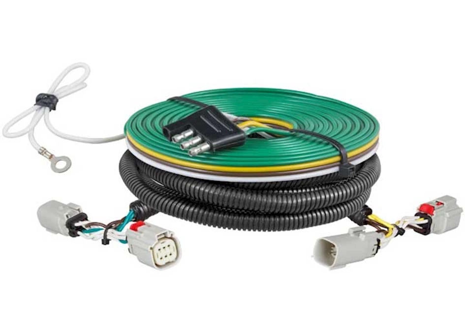 Curt Manufacturing 22-c equinox w/led taillights custom towed-vehicle rv wiring harness