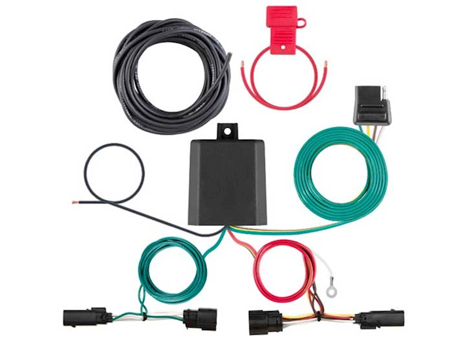 Curt Manufacturing 21-c f150 w/led taillights t-connector w/4way flat output