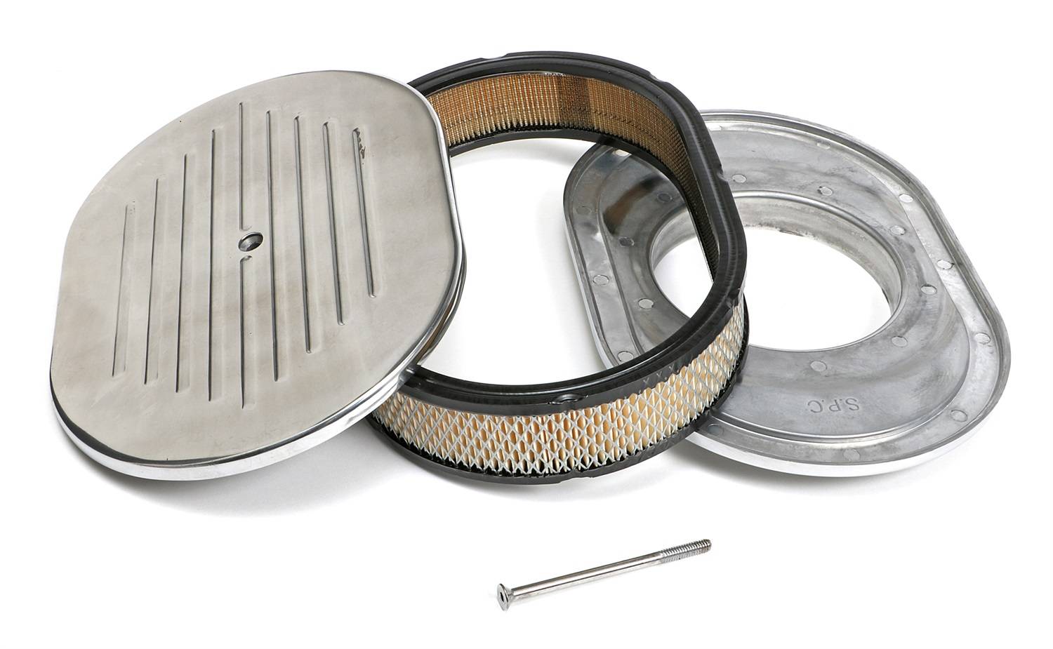 Trans-Dapt Performance Products Aluminum Air Cleaner Oval 6020