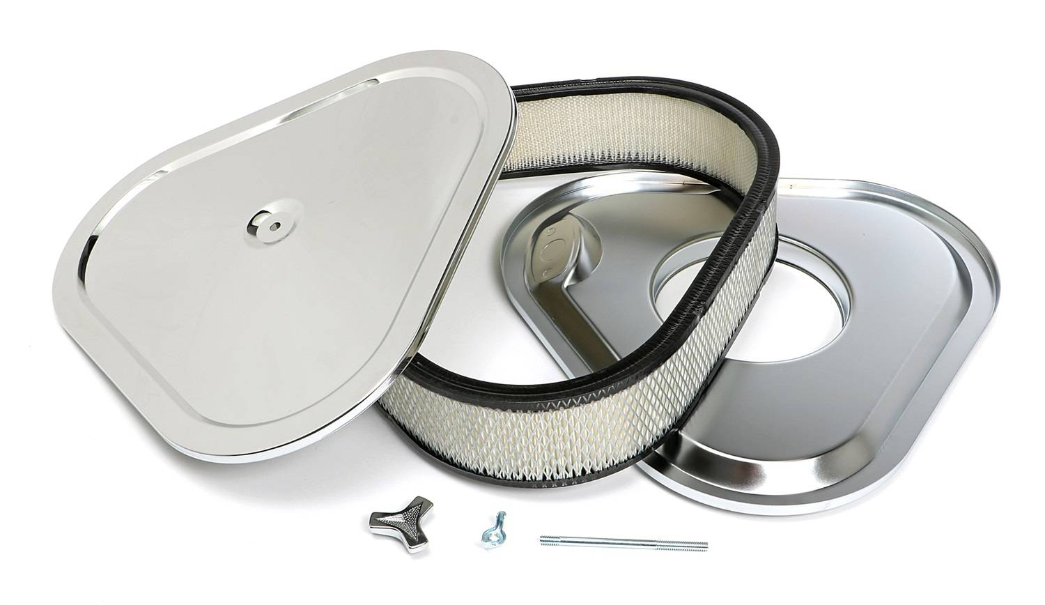 Trans-Dapt Performance Products Chrome Air Cleaner Tri-Flow 2294