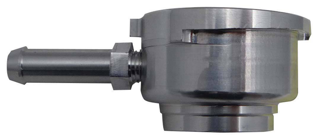 MOR63488 - Filler Neck, Billet Aluminum, SAE Type B, Weld-On