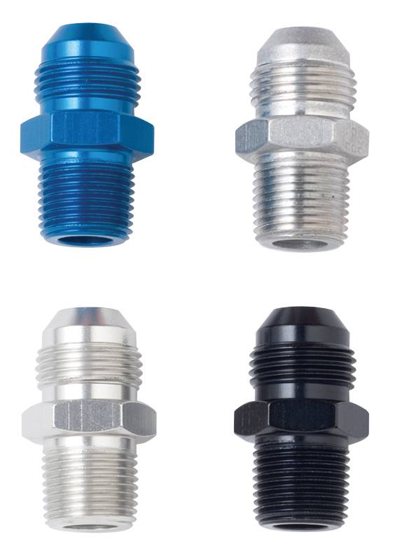 -16 X 1 1/4" NPT Aluminum Adapter Black Fragola 481622-BL