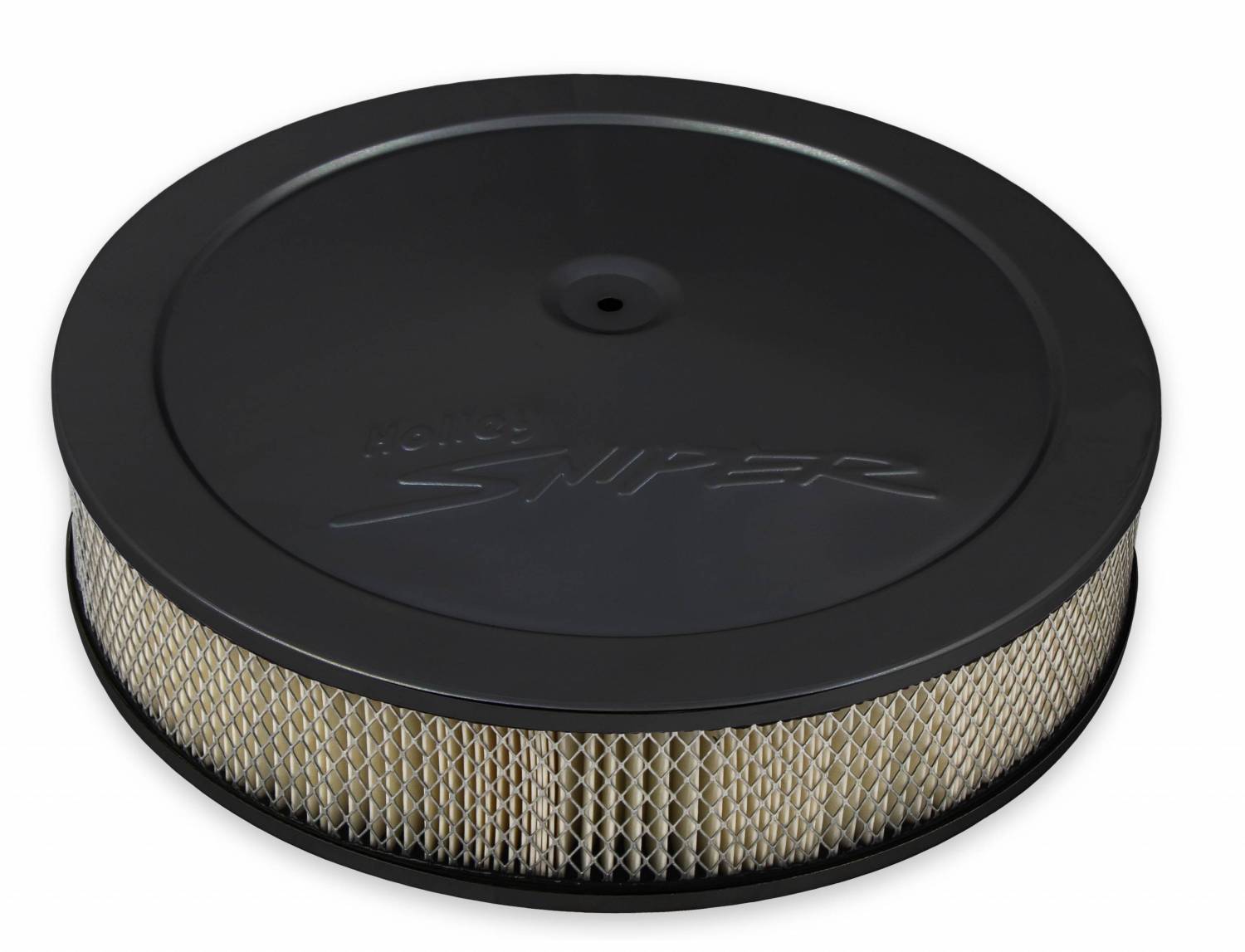 HLY120-541 - SNIPER AIR CLEANER ASSEMBLY, 14" X 4" - BLACK FINISH