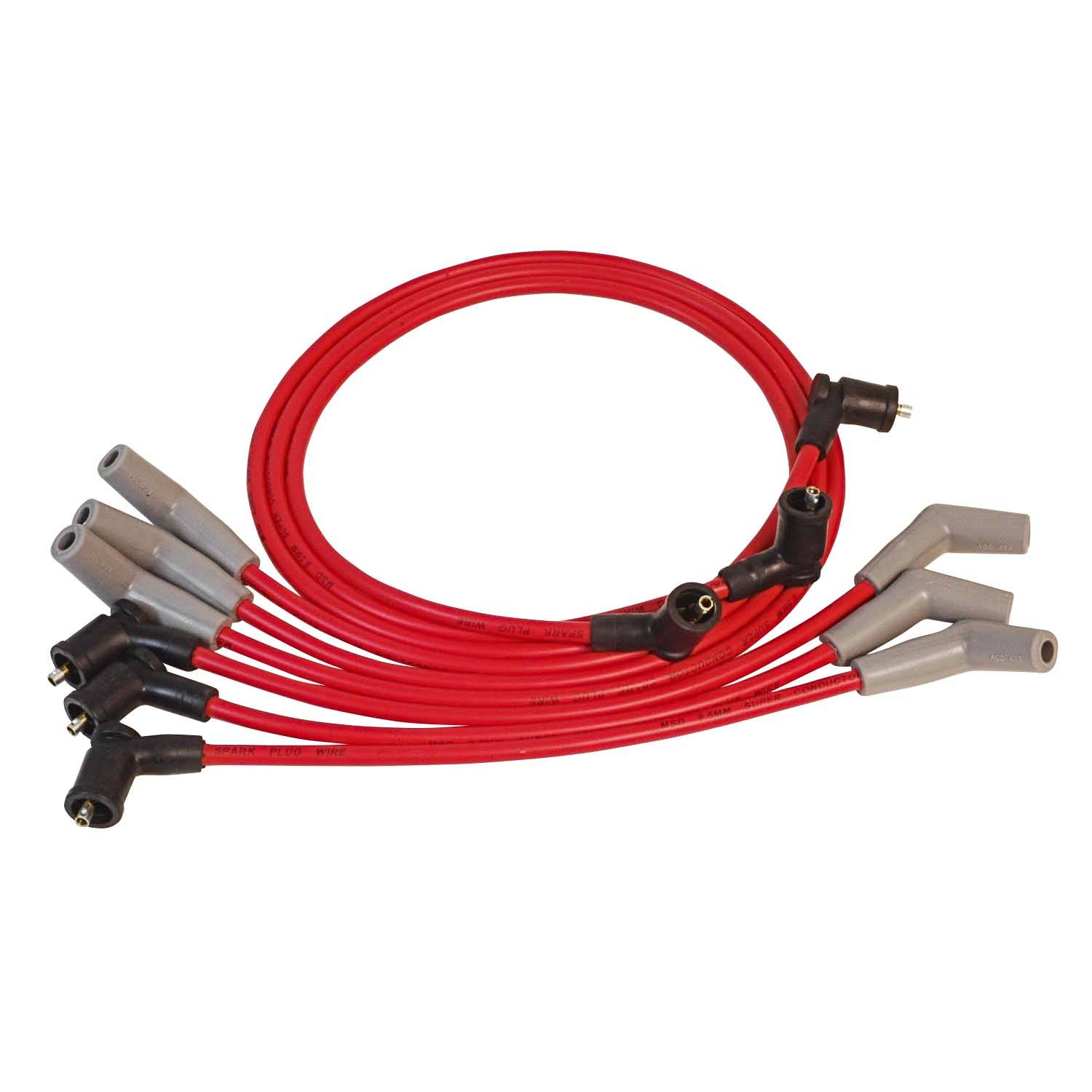 MSD Wire Set, 8.5Mm Super Cond., '01-'04 Ford Mustang 3.8L 32889