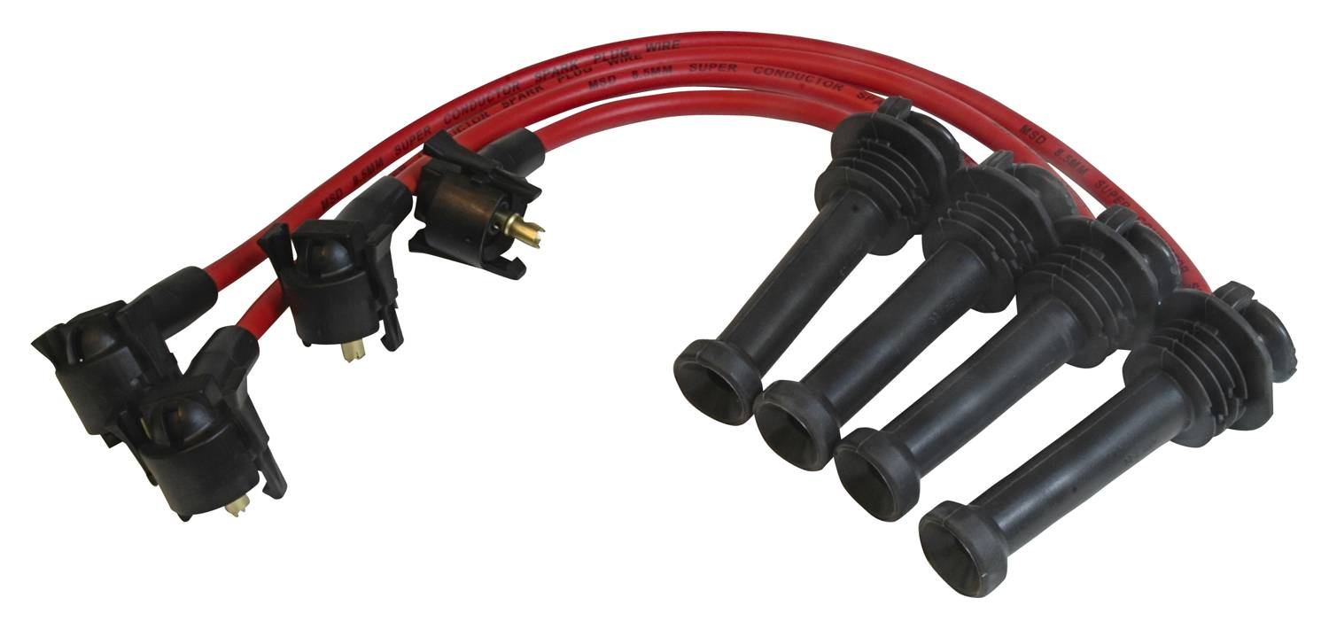MSD Super Conductor Spark Plug Wire Set, '98-'01 Ford ZX-2, 2.0L, 4 Cyl 32939