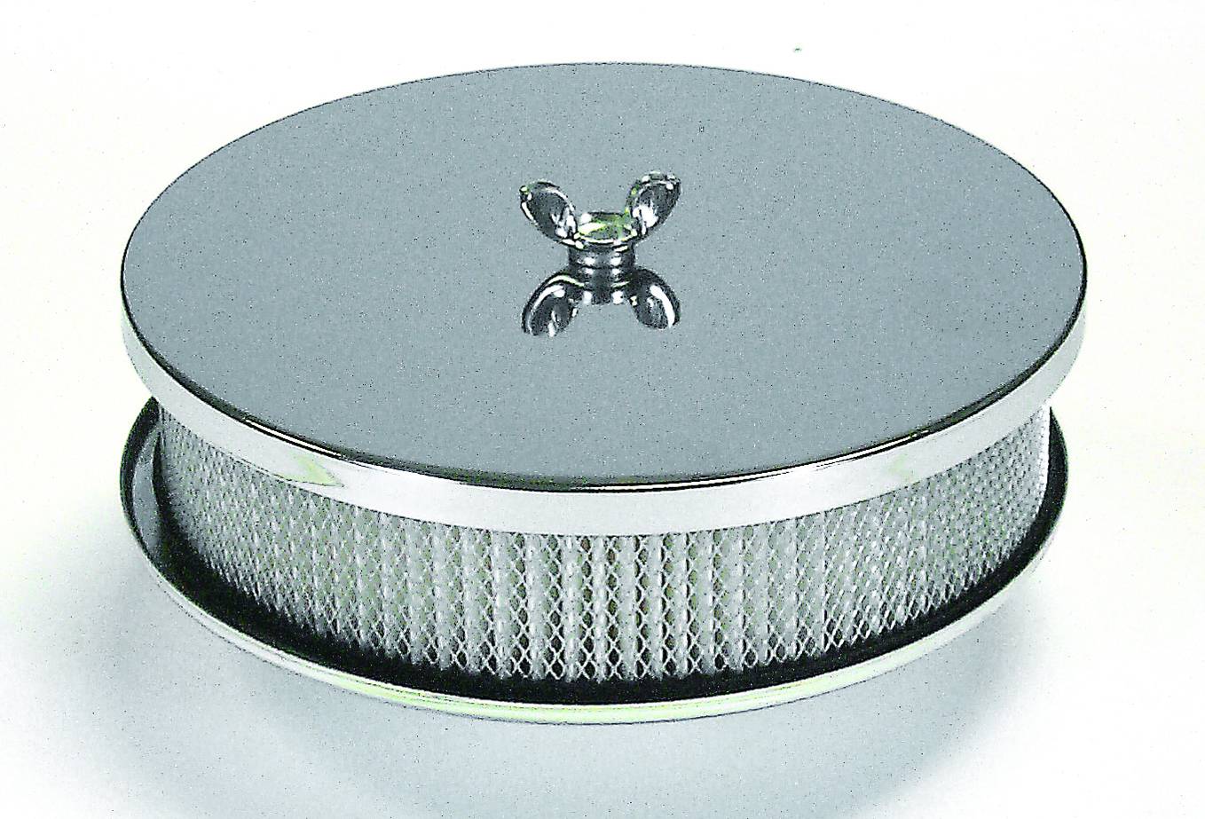 Mr. Gasket Air Cleaner - 6-1/2 Inch X 2 Inch - Chrome 1491