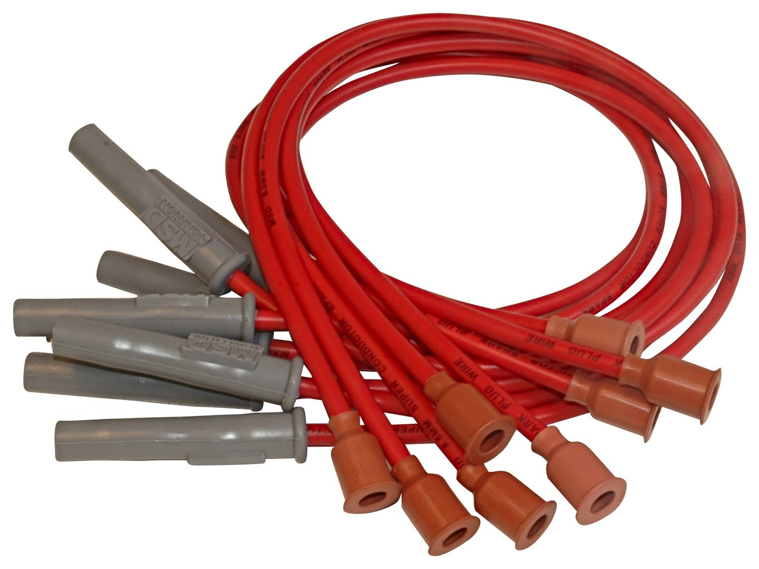 MSD Super Conductor Spark Plug Wire Set, Chrysler 318-360, Socket 31309