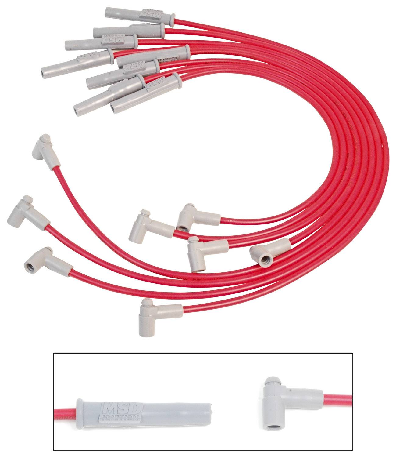 MSD Super Conductor Spark Plug Wire Set, Jeep 4.0L, 6 Cyl., '93-'98 32239