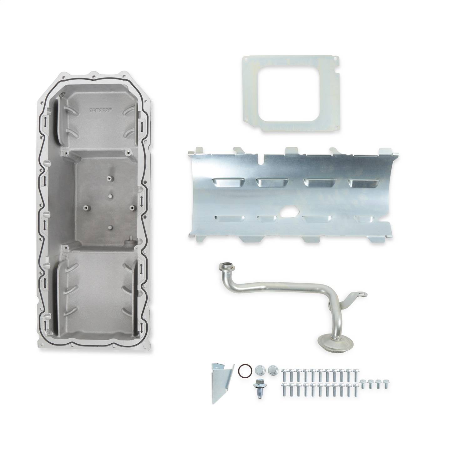Holley Gen III Hemi Swap Oil Pan - Mid-Sump Non-VVT - Black 302-60BK