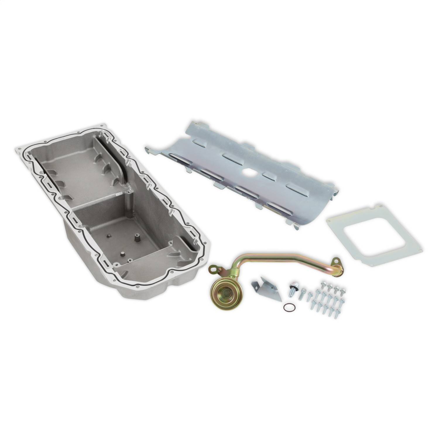 Holley Gen III Hemi Swap Oil Pan - Mid-Sump - Hellcat - Natural 302-64