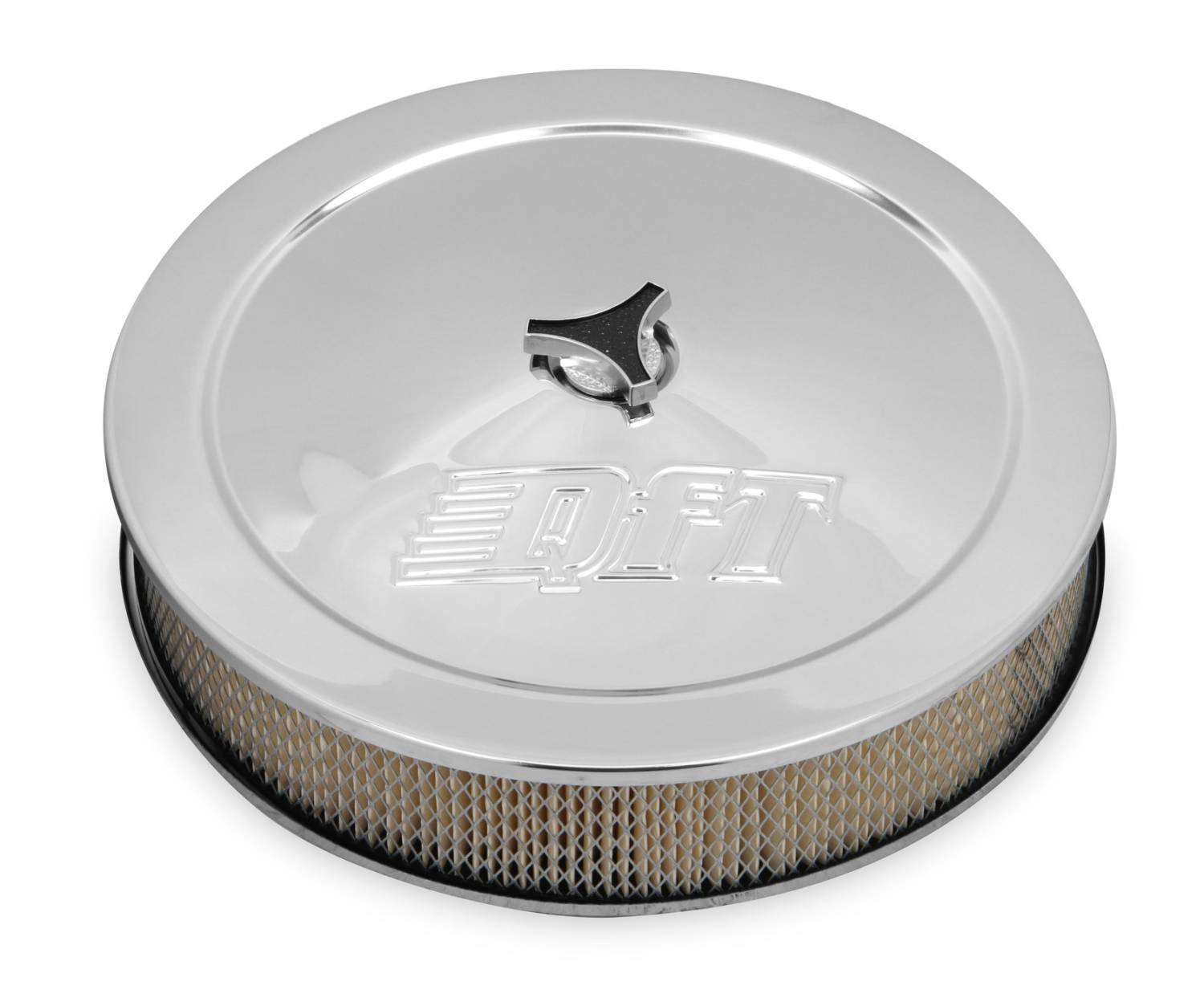 Quick Fuel 14" Air Cleaner (Chrome Finish) 120-1QFT