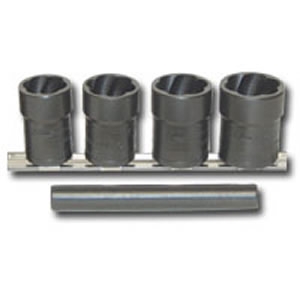5 PIECE LOCKING LUGNUT TWIST SOCKET REMOVAL KIT