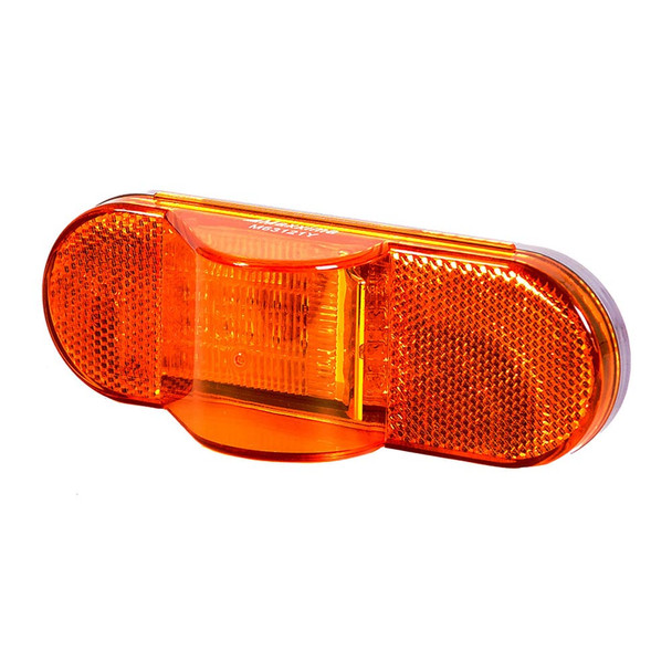 28 LED 6" Oval Amber STT Light By Maxxima