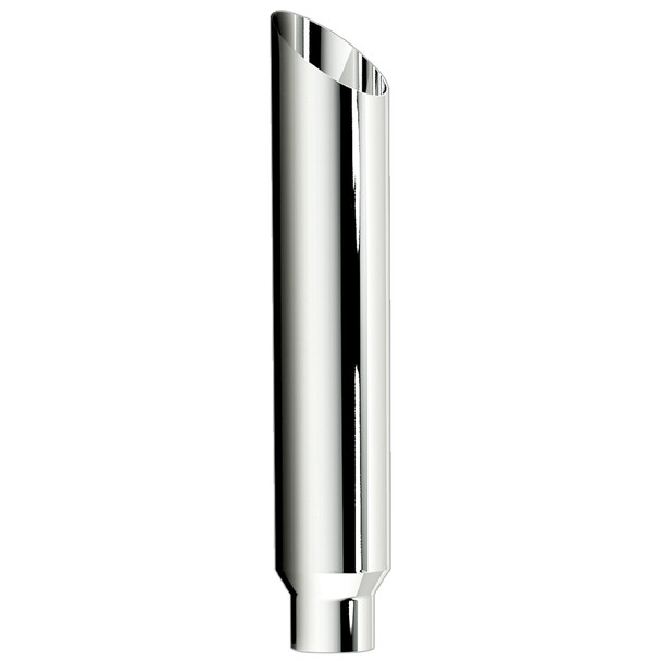 Slash Cut Tip Reduced To 5" Chrome Exhaust Stack by RoadWorks