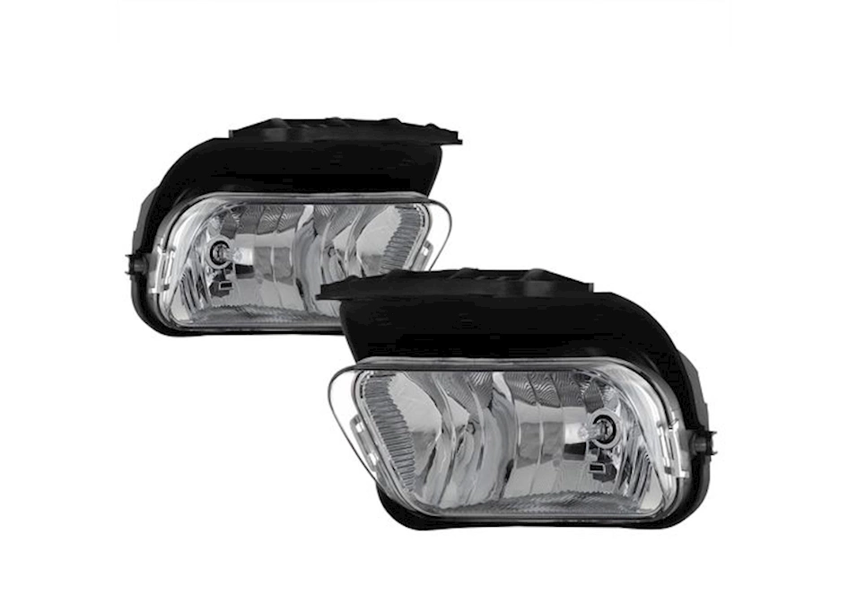 Spyder Automotive 03-06 silverado/02-06 avalance( w/o body cladding ) fog lights wo/switch-clear