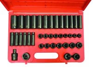 Sunex SUN2668 - SOCKET SET IMPACT 1/2IN. DR SAE REGULAR & DEEP