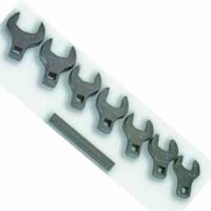 7 Piece 1/2" Dr. Jumbo SAE Crowfoot Wrench Set