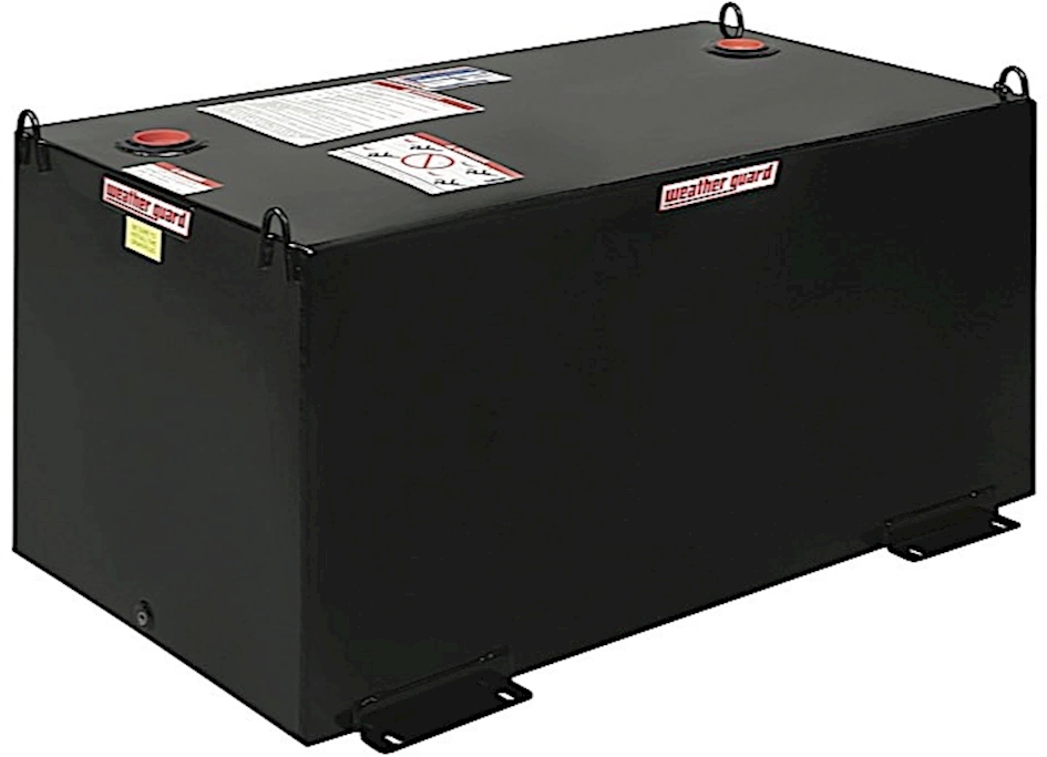 Weather Guard 100 Gallon Black Steel Rectangular Transfer Tank