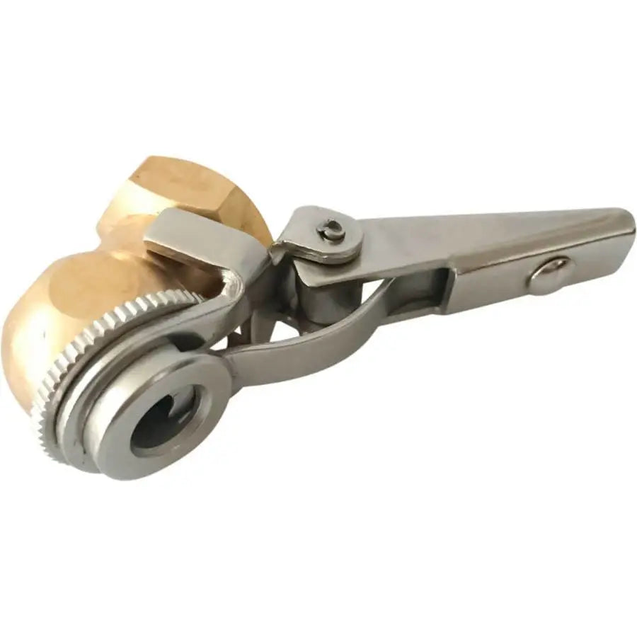 AA 1/4" FNPT Ball Foot Air Chucks with Clip/Flow-Thru